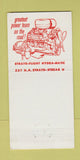 Matchbook Cover - 1956 Pontiac Ben Dreiling Hays KS 30 Strike