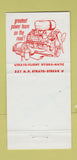 Matchbook Cover - 1956 Pontiac Bill Hungerford Sault Ste Marie MI 30 Strike