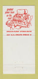 Matchbook Cover - 1956 Pontiac NE Black New Bloomfield PA 30 Strike