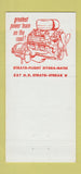 Matchbook Cover - 1956 Pontiac Schreffler Sunbury PA 30 Strike