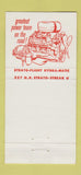 Matchbook Cover - 1956 Pontiac Ungerleider Easton PA 30 Strike