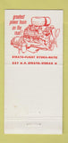Matchbook Cover - 1956 Pontiac Peter Tramontin Clifton NJ 30 Strike