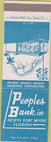 Matchbook Cover - Peoples Bank North Fort Myers FL