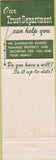 Matchbook Cover - Pinellas Central Bank Largo FL