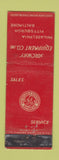 Matchbook Cover - Arcway Equipment Philadelphia Pittsburgh PA GE WORN