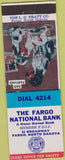 Matchbook Cover - Fargo National Bank Fargo ND