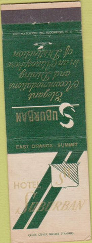 Matchbook Cover - Hotel Suburban East Orange Summit