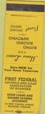 Matchbook Cover - First Federal Savings Roanoke VA