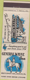 Matchbook Cover - General Wayne Inn Merion Pa