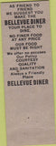 Matchbook Cover - Bellevue Diner Montgomeryville PA