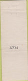 Matchbook Cover - Fisher Restaurant Montgomery County PA