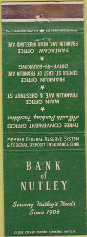 Matchbook Cover - First National Bank Morgantown WV
