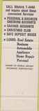 Matchbook Cover - Prichard National Bank Prichard AL