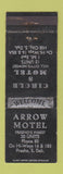 Matchbook Cover - Arrow Motel Prosho SD WORN