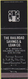 Matchbook Cover - Railroad Savings Loan Columbus OH