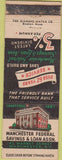 Matchbook Cover - Manchester Federal Savings Loan NH