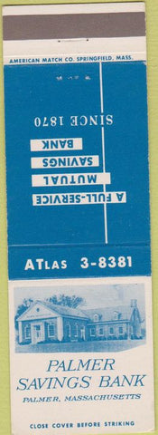 Matchbook Cover - Palmer Savings Bank MA