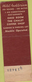 Matchbook Cover - Hotel Auditorium Cleveland OH