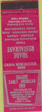 Matchbook Cover - Shade Early American Inn Canal Winchester OH