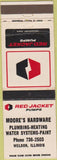 Matchbook Cover - Red Jacket Pumps Hardware Weldon IL CREASE