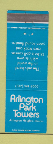 Matchbook Cover - Arlington Park Towers Arlington Heights IL
