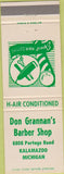 Matchbook Cover - Don Granna's Barber Shop Kalamazoo MI
