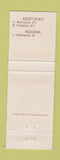 Matchbook Cover - Autumn Family Steak Hosue Richmond Frankfort KY