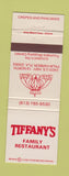 Matchbook Cover - Tiffany's Family Restaurant Palm Harbor FL