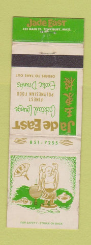 Matchbook Cover - Jade East Chinese Polynesian Tewksbury MA WEAR