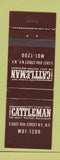 Matchbook Cover - Larry Ellman Cattleman Restaurant New York City