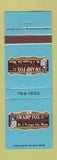 Matchbook Cover - Swamp Fox Motor Inn Presque Isle ME WEAR