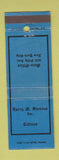 Matchbook Cover - Harry Stevens Catering New York City