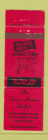 Matchbook Cover - Town House Buffet Daytona Beach FL