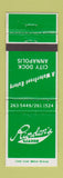 Matchbook Cover - Riordon's Saloon Annapolis MD