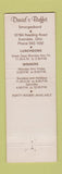 Matchbook Cover - David's Buffet Evendale OH