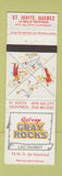 Matchbook Cover - Auberge Gray Rocks St Jovite QC