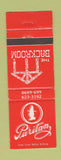 Matchbook Cover - Puritan Backroom Manchester NH ORANGE