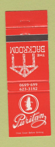 Matchbook Cover - Puritan Backroom Manchester NH ORANGE