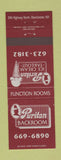 Matchbook Cover - Puritan Ice Cream Backroom Manchester NH MAROON