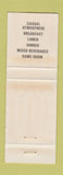 Matchbook Cover - Sam & Omie's Nagshead NC