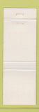 Matchbook Cover - Travelers Inn Minong WI