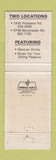 Matchbook Cover - Hacienda Mexican Restaurant Overland MO WEAR