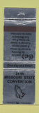 Matchbook Cover - Missouri State Convention Christian  MO