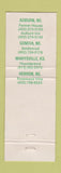 Matchbook Cover - Gil Grady Motels Auburn Geneva Hebron NE Marysville KS