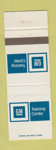 Matchbook Cover - GM General Motors Training Center
