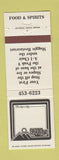 Matchbook Cover - Breckenridge Food Spirits Colorado