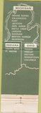 Matchbook Cover - Bill Knapp's chain MI OH IN STAIN