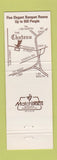 Matchbook Cover - Raji's Restaurant Chateau Manchester NH