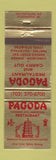 Matchbook Cover - Pagoda Chinese Restaurant Alexandria VA