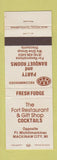 Matchbook Cover - Fort Restaurant Mackinaw City MI WEAR